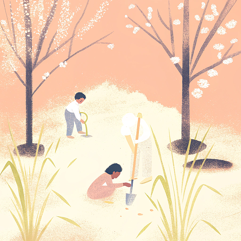 Высаживание новорожденных