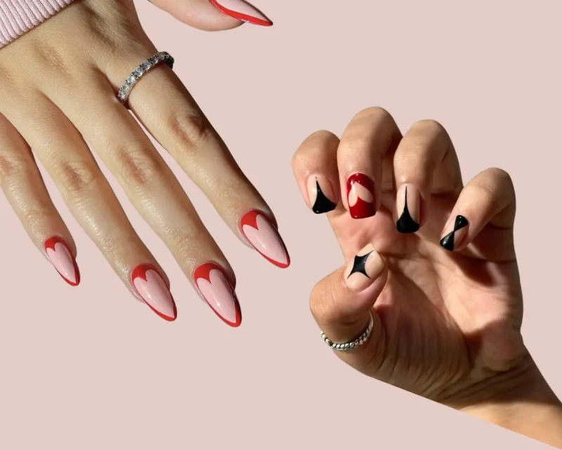 5 самых трендовых идей маникюра к Дню святого Валентина 2026