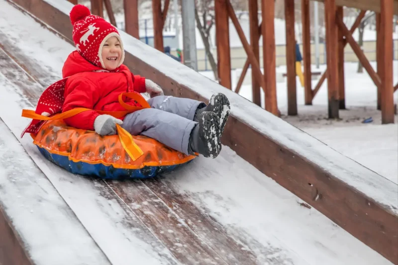 Как перевозить ребёнка по снегу: 7 вариантов зимнего детского транспорта