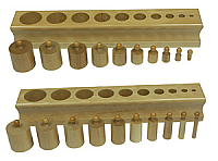 Монтессори-материалы: Блоки цилиндров