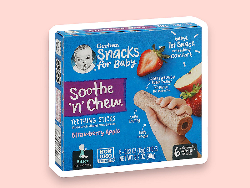 Печенье-прорезыватели могут вызывать риск удушья