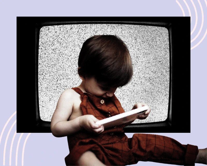 72% младенцев ежедневно смотрят в гаджеты