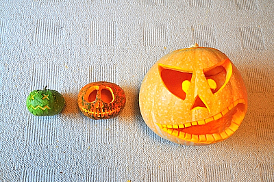 Тыква на Хэллоуин: мастер-класс