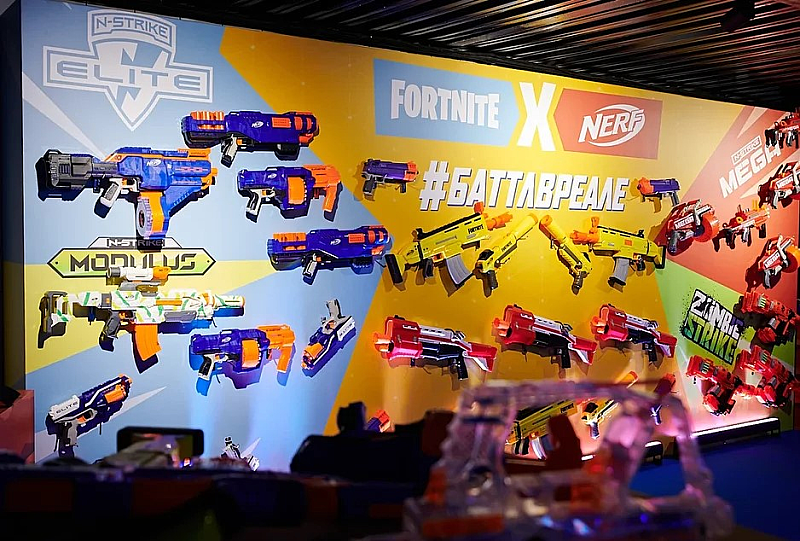 Нёрф провел  первый #БАТТЛВРЕАЛЕ на бластерах!